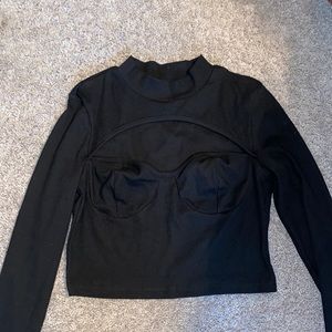 Cut out bustier top